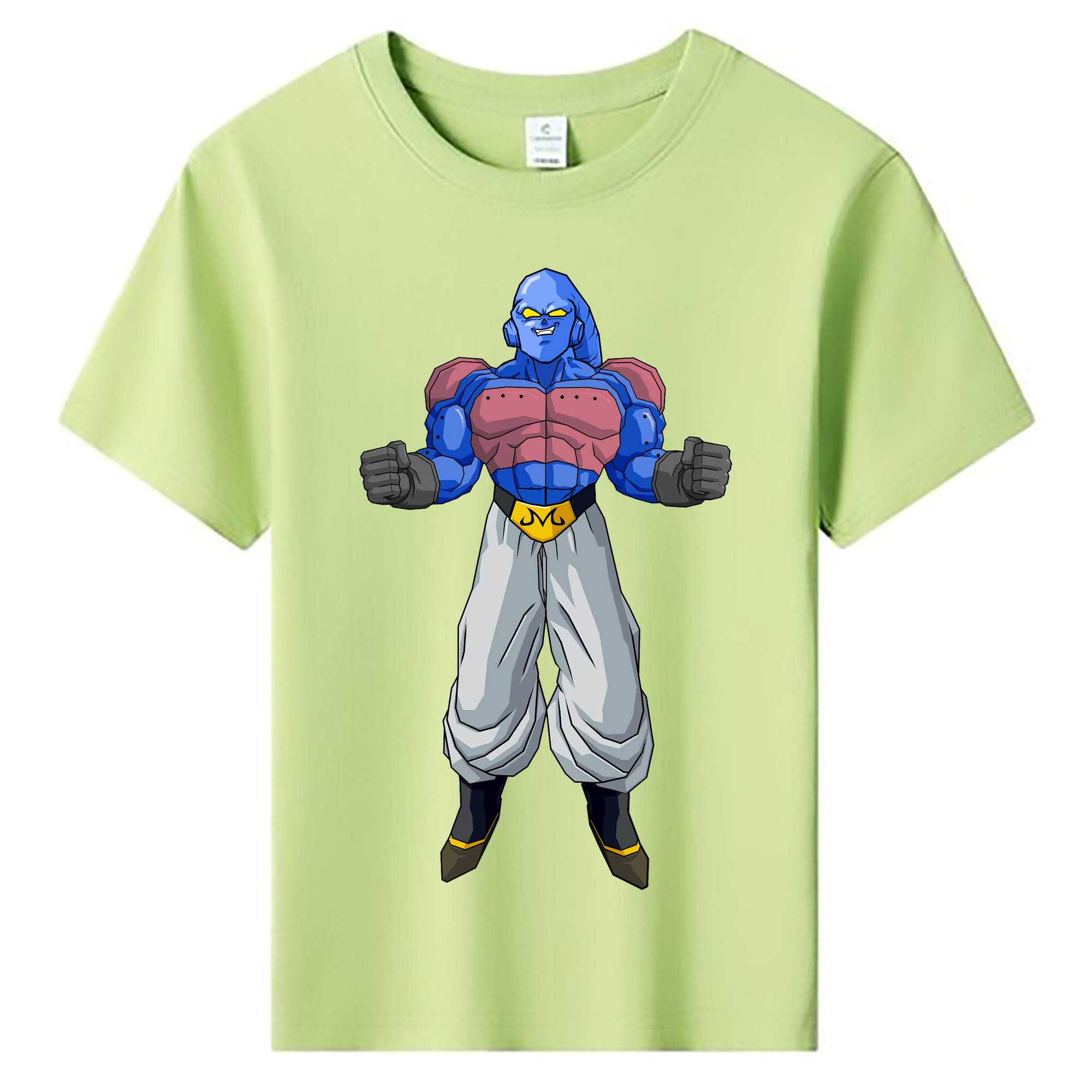 （画像用） ドラゴンボール 魔人ブウ DRAGON BALL Majin Buu 綿100％キッズTシャツ（フロントプリント）